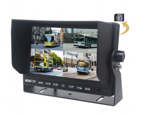 Aotop CM-709HQ 7 inch 4CH AHD Quad LCD Monitor with DVR Function