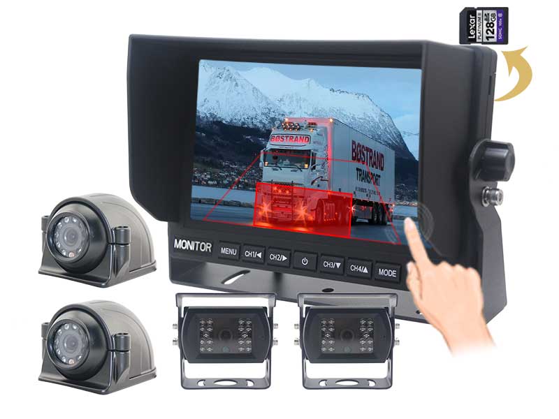 Truck HD Blind Spot Detection Camera Monitor System