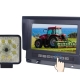 Aotop RCS-708W-AHD Waterproof 7” AHD Monitor system with work lamp rearview camera