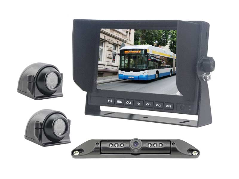 7" Rear View Monitor System with 3 Cameras RCS-709M-Aotop