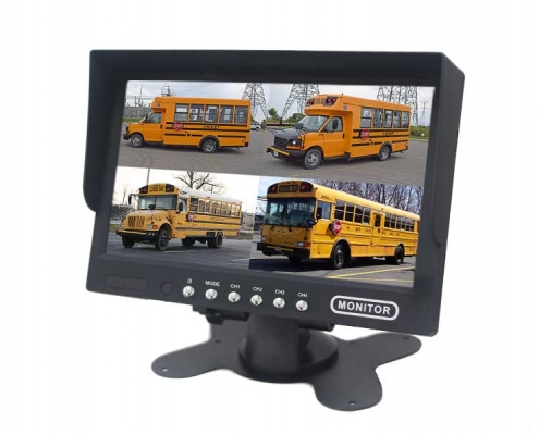 CM-700MQ 7 Inch Quad Monitor for Enhanced Truck Safety，aotop